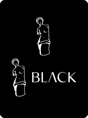 Logo e isotipo de BLACK